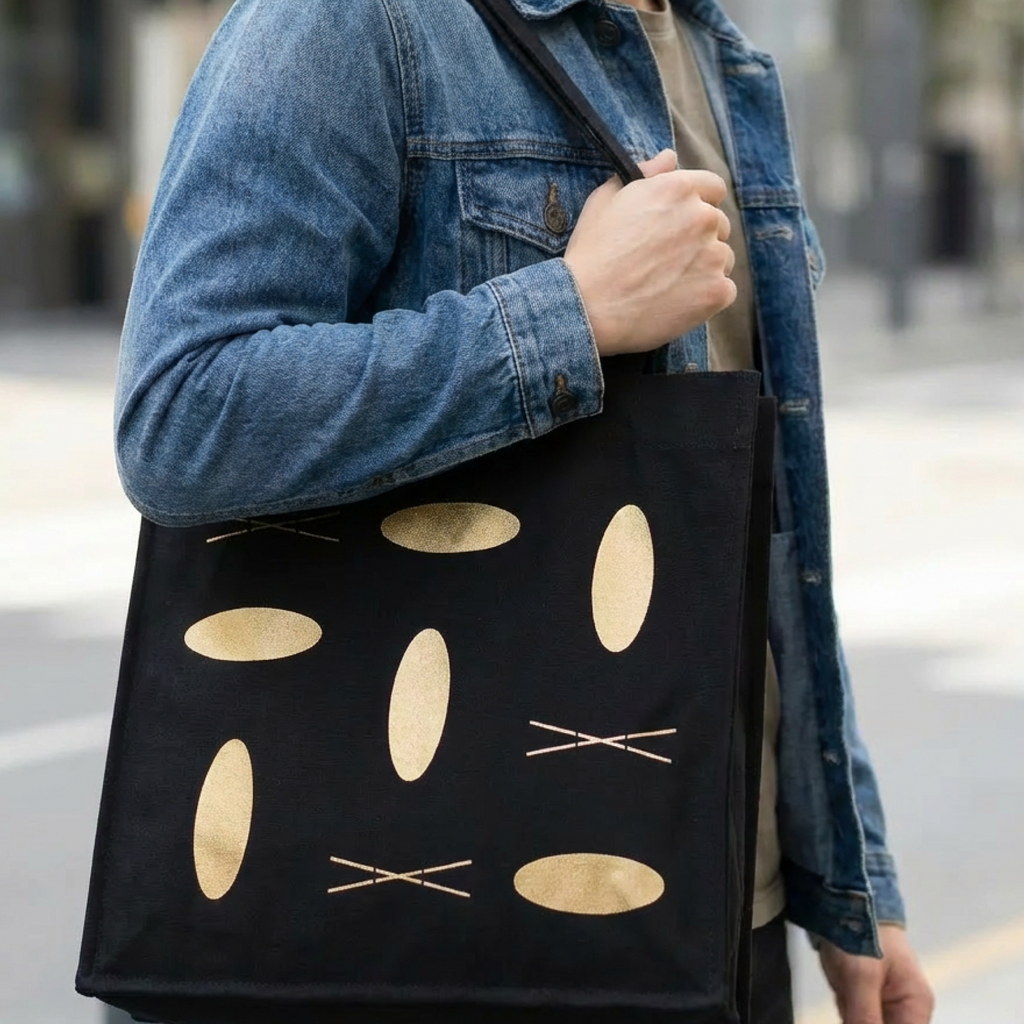 Organic Cotton Tote Bag - Malt, Grain & Cane