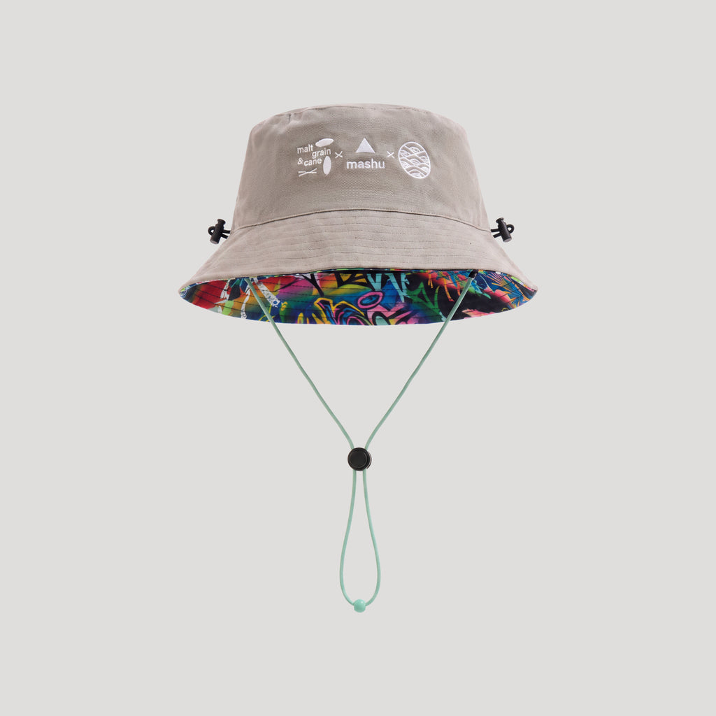 Mashu x Kinetiq.xyz x MGC -  Reversible Bucket Hat