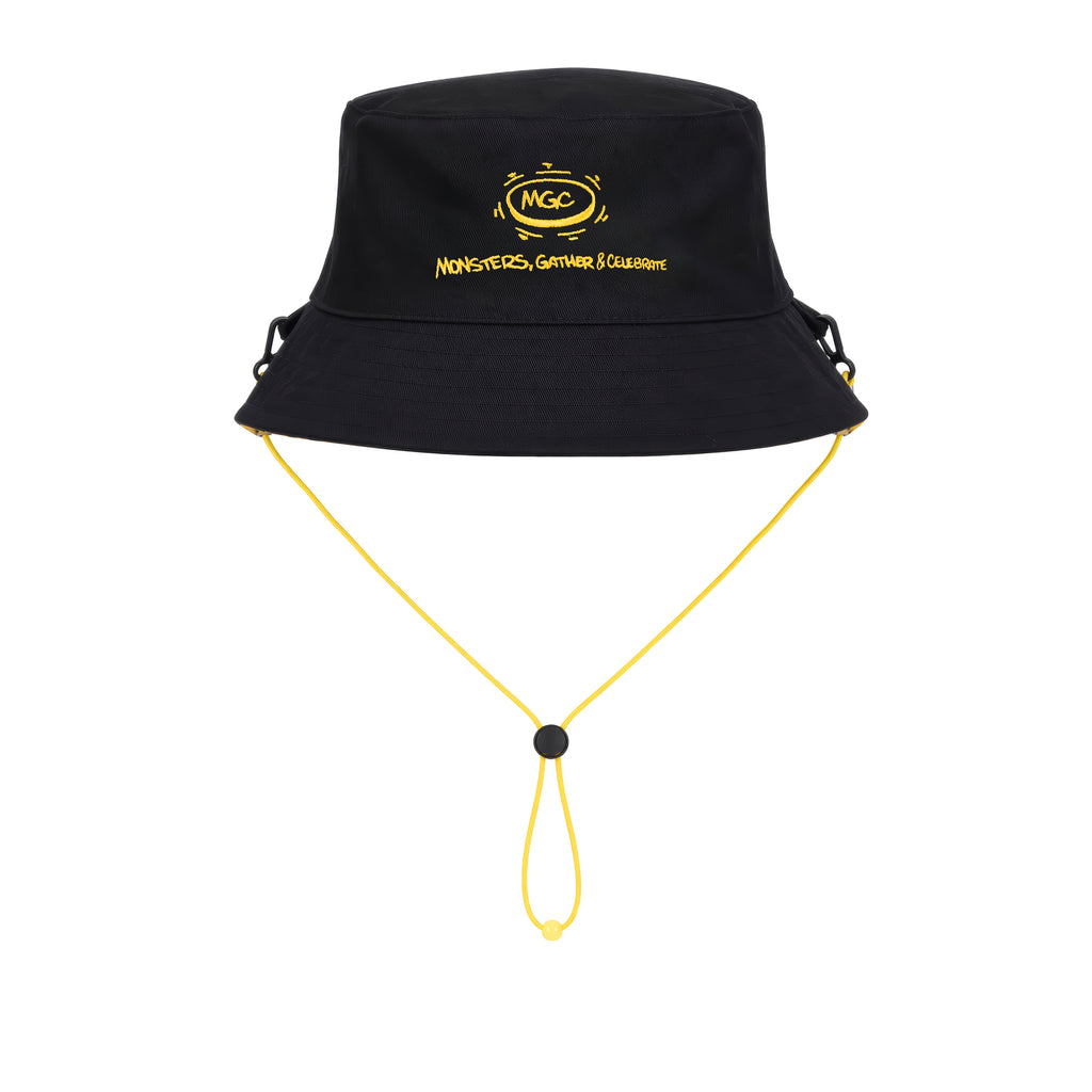DistortMonsters x MGC - Yellow Reversible Bucket Hat