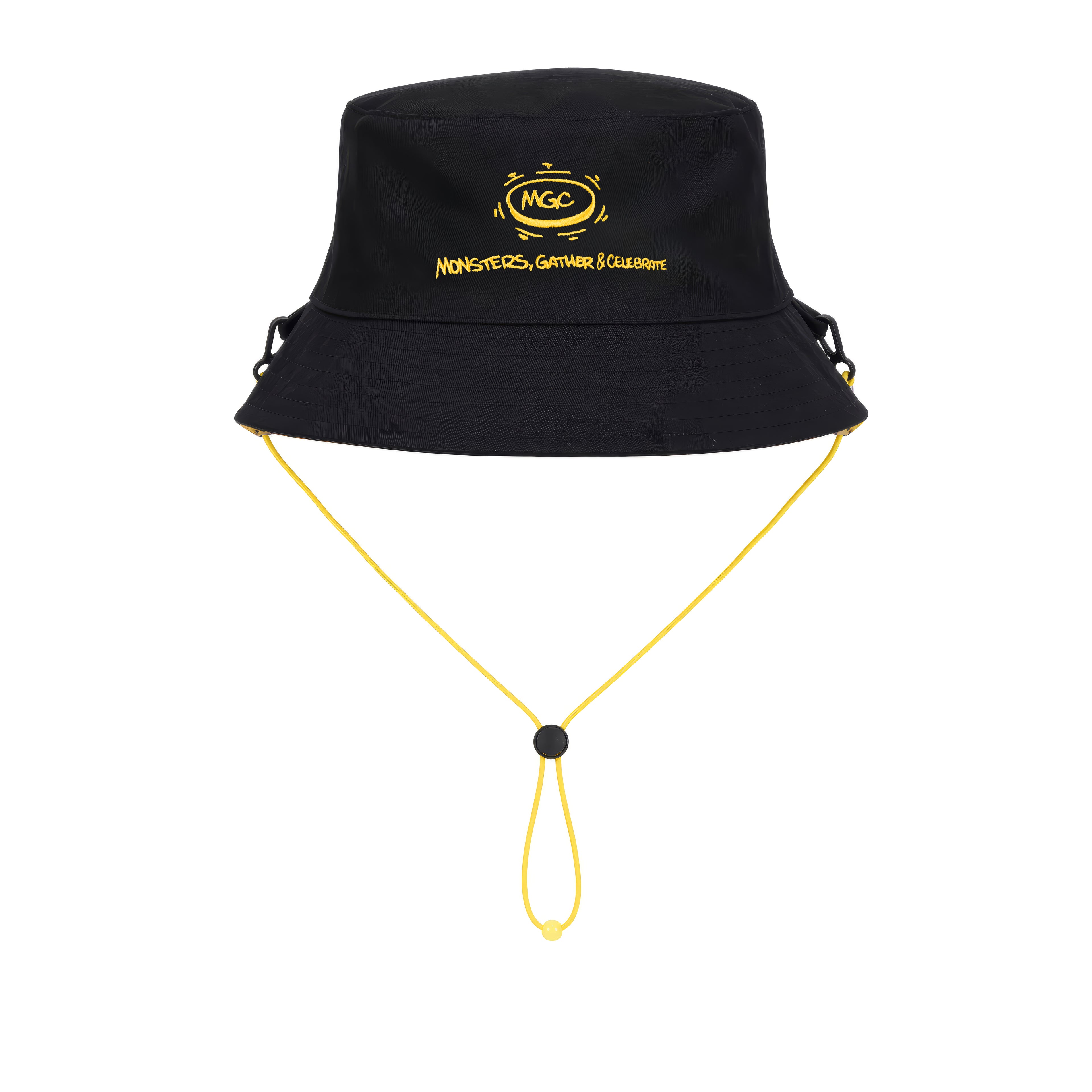 DistortMonsters x MGC - Yellow Reversible Bucket Hat