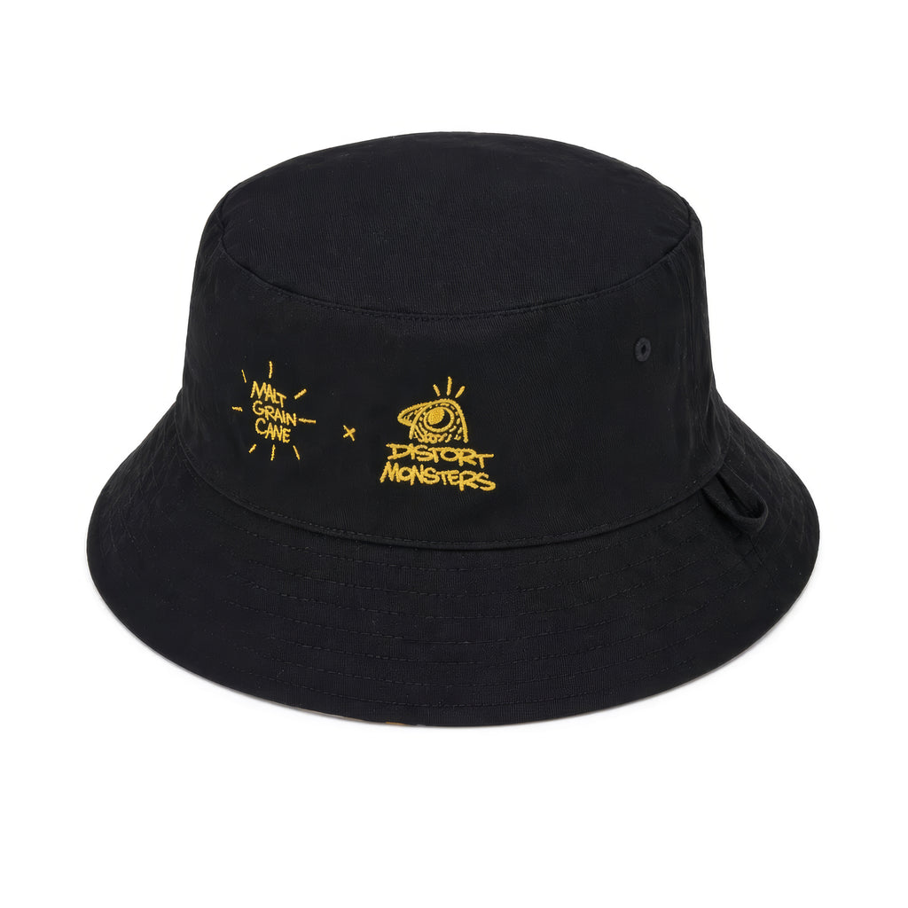DistortMonsters x MGC - Yellow Reversible Bucket Hat
