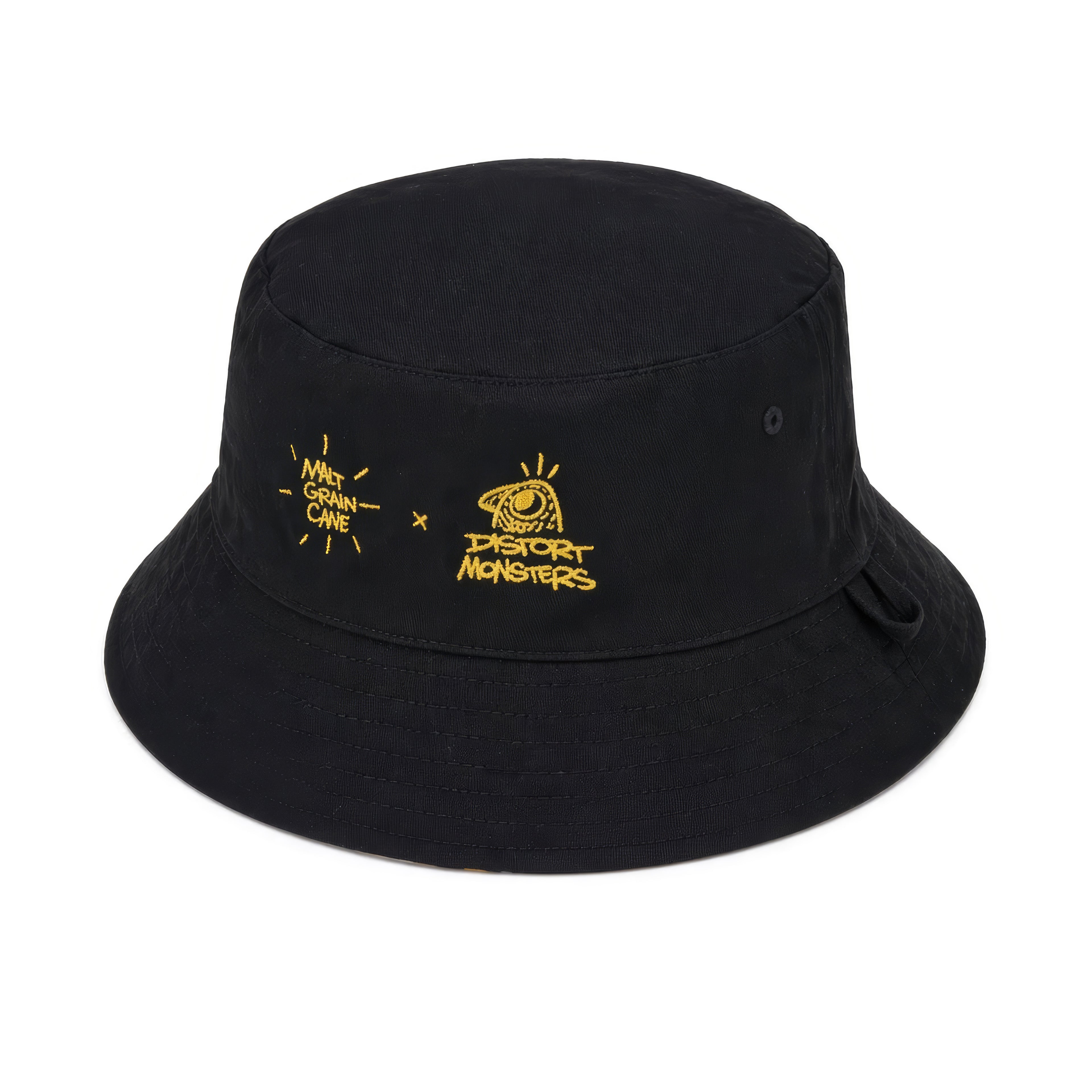DistortMonsters x MGC - Yellow Reversible Bucket Hat