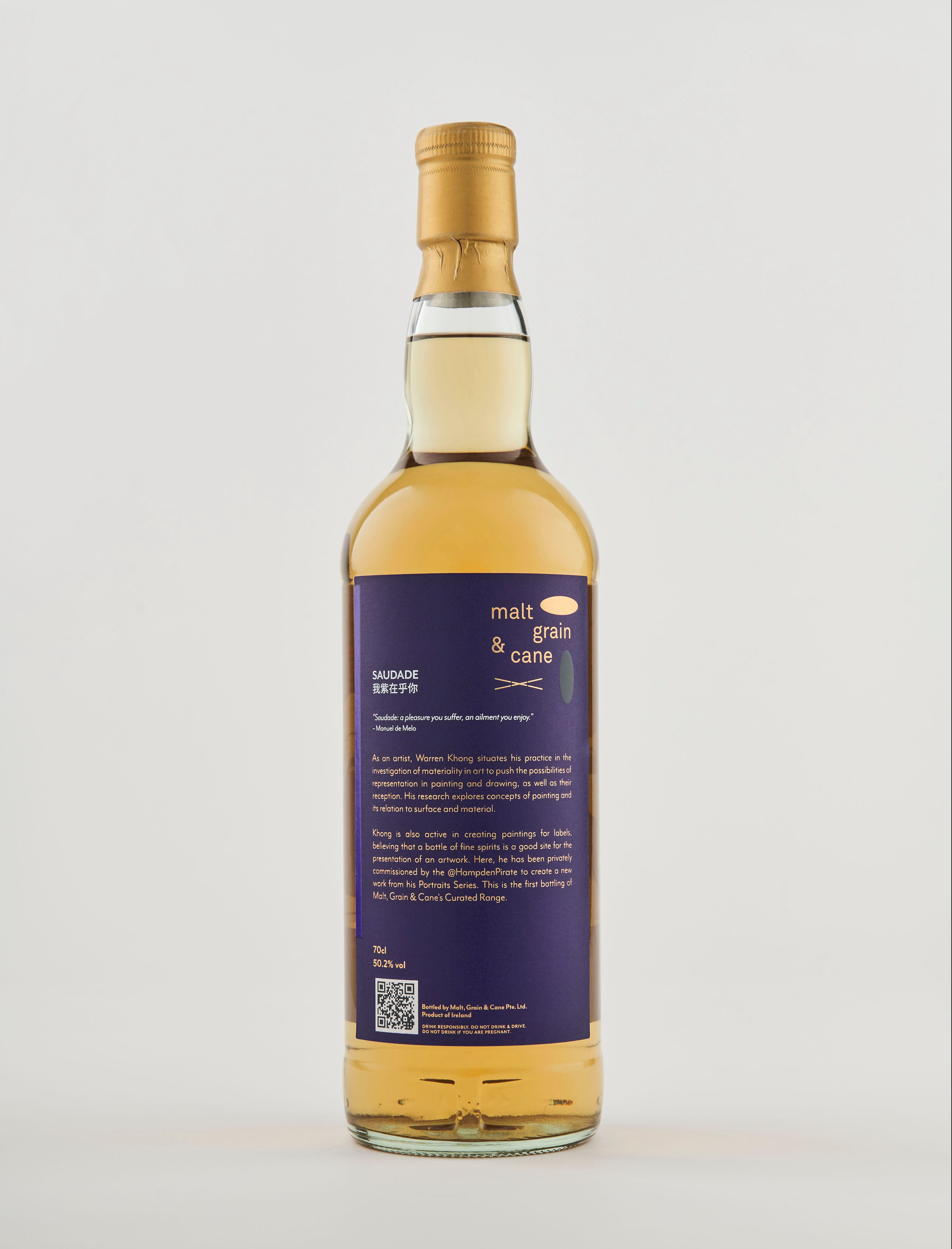 008: Saudade 我紫在乎你 - Irish Whiskey 2002, 18 Years, 50.2%